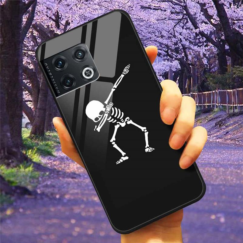 Für OnePlus 10 Pro 5G Hülle 6,7'' Gehärtetes Glas Sternenmarmor Harte Rückseite für One Plus 10Pro Funda Capa Oneplus10pro Coque