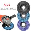 Pcsset 5 100mm Poly Strip Disc Abrasive Wheel Grinding Wheels Grinder Wheel