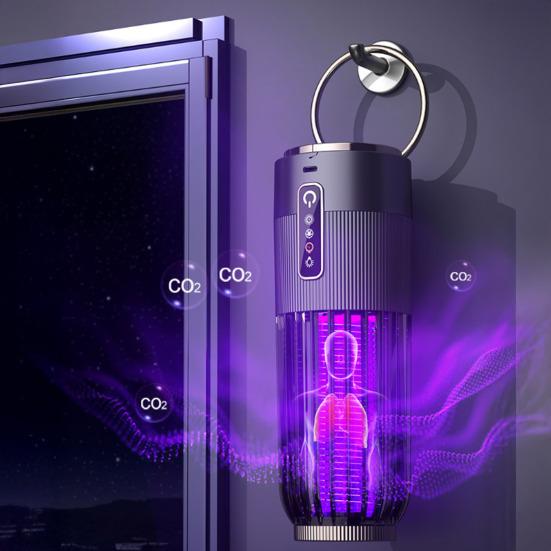 Mosquito Killers Lamp Powerful Thunder Shock Mosquito Killers with 365nm UV Light Bionic Trap USB Rechargeable Portable Mosquito Repellent for Indoor