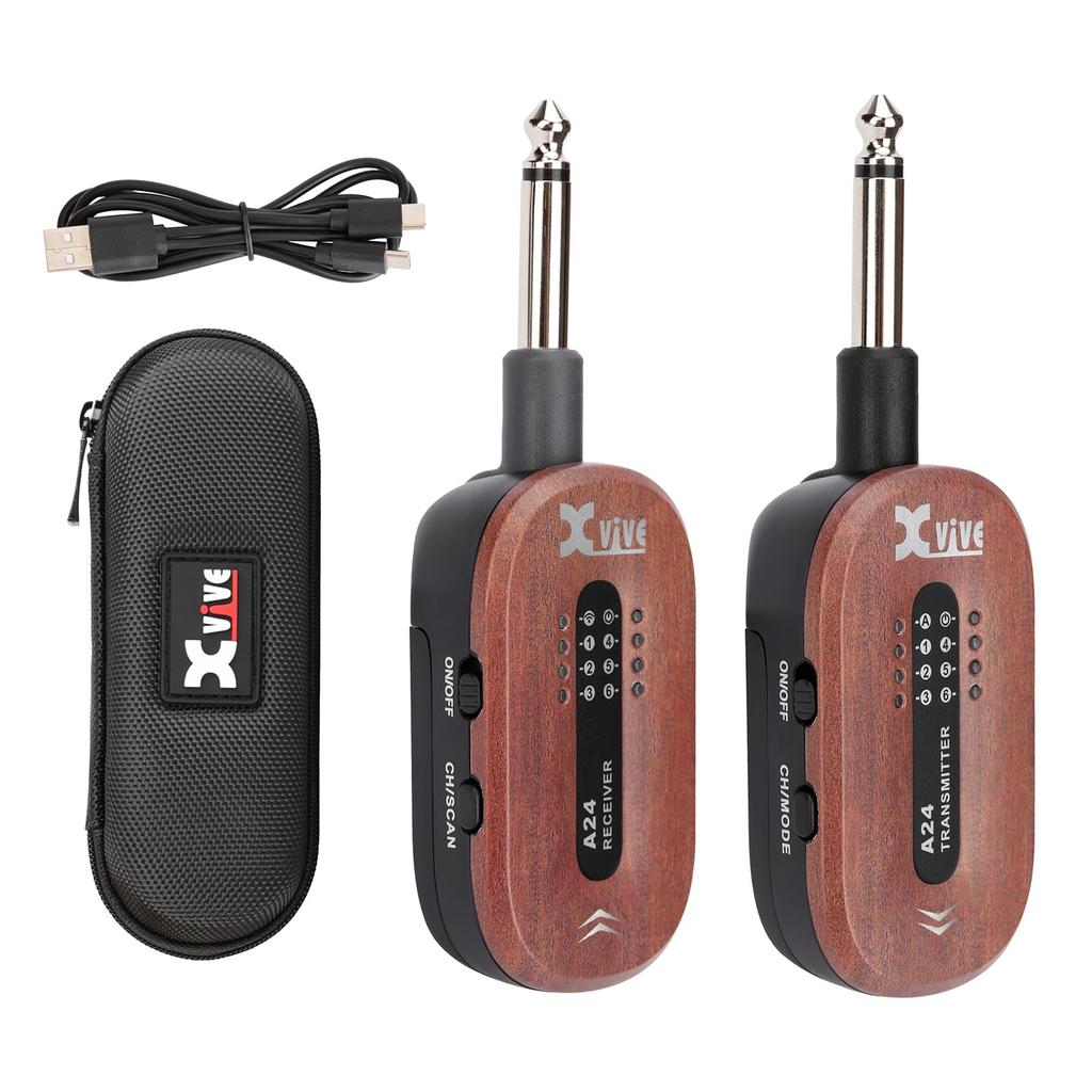 Xvive A24 Guitar Wireless System Mahogany XV-A24