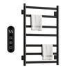 SIOYIE Electric Heated Towel Rack, Towel Warmer with Timer, Smart Bathroom Radiator, Wall-Mounted Heater, Towel Dryer