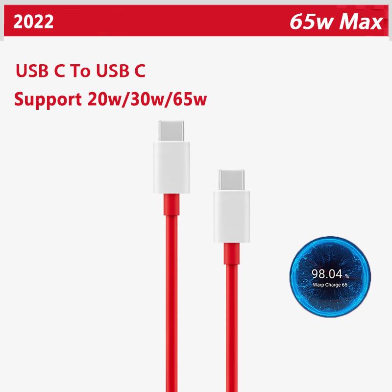 

Oneplus оригинальный кабель 100 Вт Supervooc Dash Warp Charge Type C кабель для быстрой зарядки One Plus 11 5G 10 Pro 10T Nord 2T 9RT 9 8 T 7 0.35m