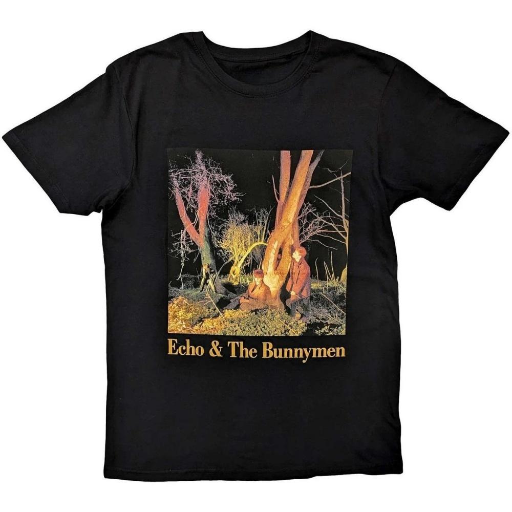 

EchoThe Bunnymen Graphic Printed Mens and Womens Loose Short Sleeved Tshirt Oversized Highend Luxury Hot Product Soft Unisex S чёрный
