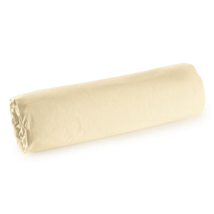 "Julian" Percale Fitted Sheet with 35 Cm Gusset All Sizes Pure Cotton - Julian Ivory - 90 X 190 Cm 35 Cm Gusset