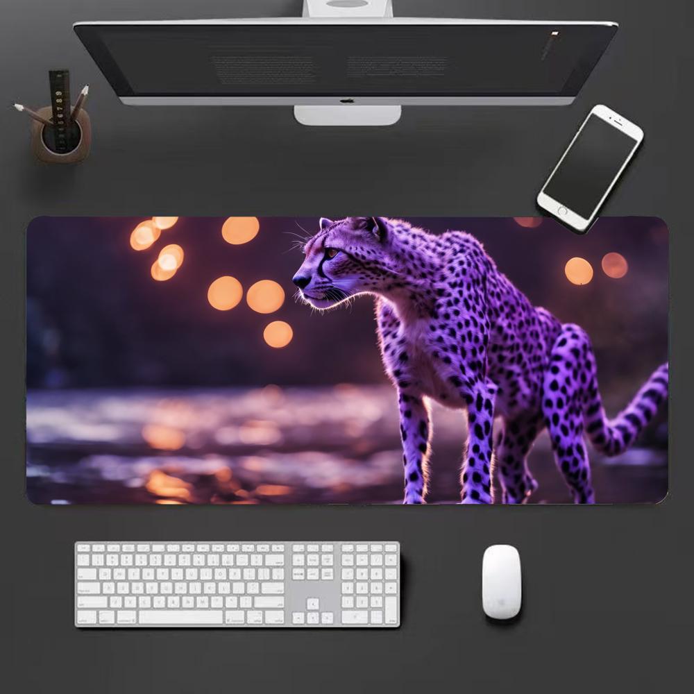 Pink leopard Mouse Pad Desk Mouse Pad Cute HD Desk Pad Extended Gaming Keyboard Mats Large XXL Gamer Mousepad x