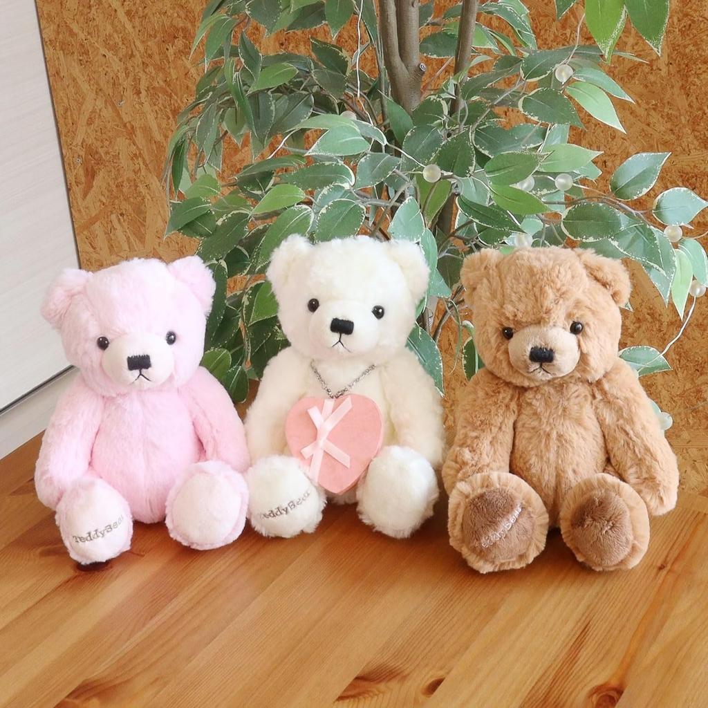 Sears Teddy Bear Plush Toy and Heart-Shaped Jewelry Box Gift Set (Brown) tdt-01-br