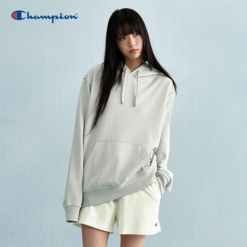 Champion Men's Trendy Solid Color Hooded Sweatshirt