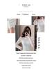 Elegant Lace Patchwork Semi-High Neck Dress: Waist-Cinching, Hip-Hugging Short Skirt