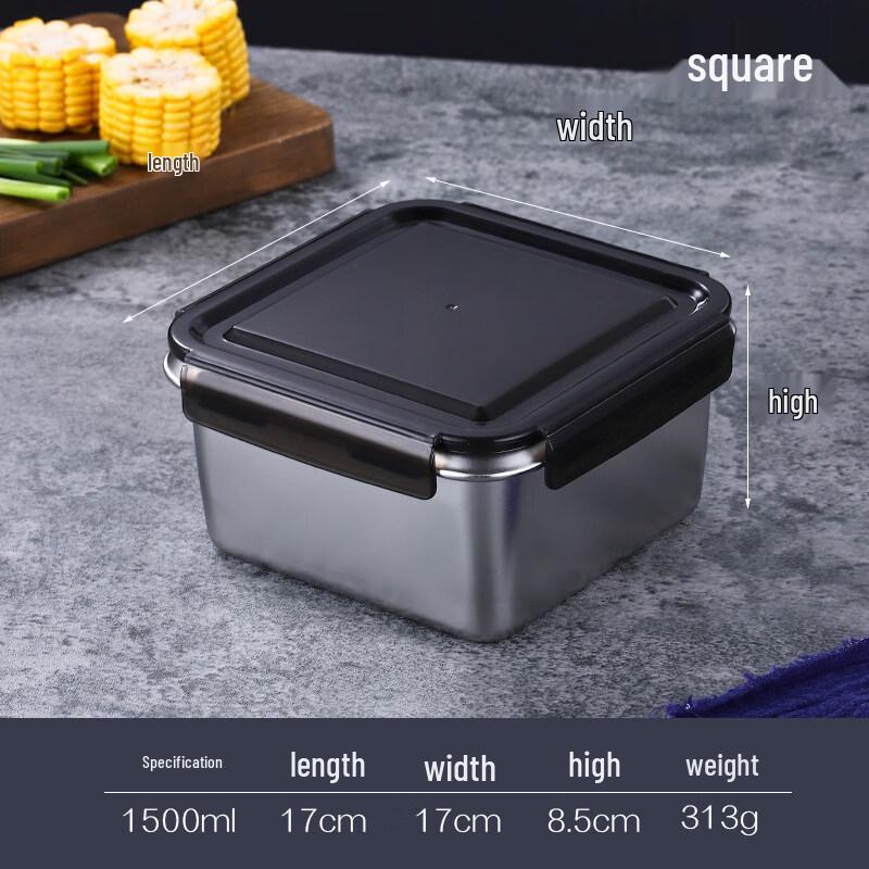 316 Stainless Steel Sealed Food Container