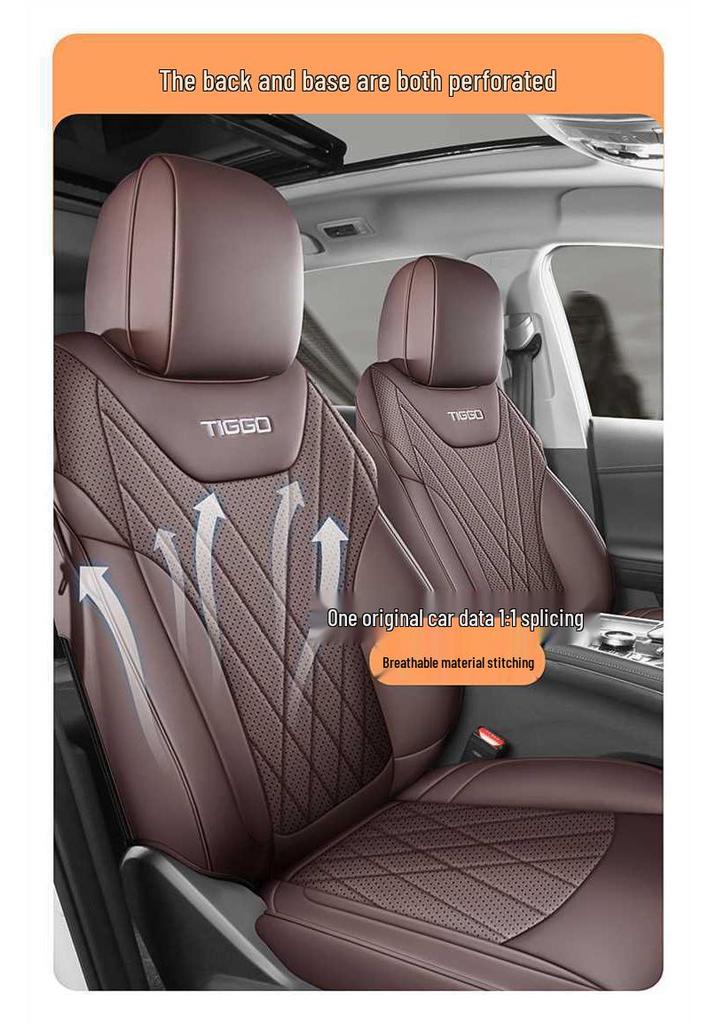 Ganzjahres-Sitzbezüge für Tiggo 8 Plus: Vollumschließendes Design, Universelle Passform, Spezielle Autositzkissen