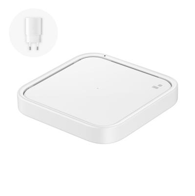 Samsung Wireless Charger Pad 15W induktives Wandladegerät und USBC-Kabel weiß
