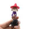 Witch Broomstick Dashboard Drift Ornaments Motion Activated Fun Drift Turn Car Dashboard Decor Mini Dynamic Interactive Automobile Interior Accessory