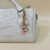 Cherry Blossom Butterfly Keychain Girl Heart Wind Bag Pendant Sweet Pearl Pendant Small Gift