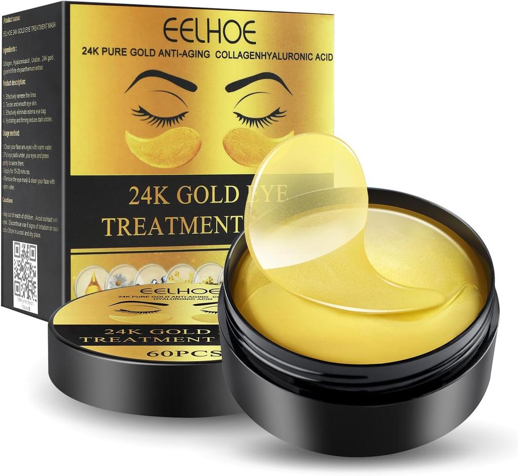 Få dine øjne tilbage i ungdommelig form: 24K Guld, Kollagen & Hyaluronsyre.