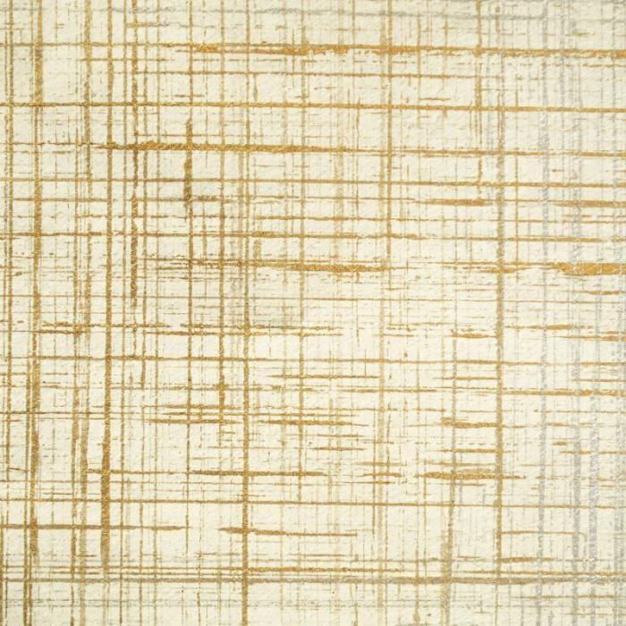 Papier fantaisie ivoire artiste strié or et argent 50 x 70 cm Noir