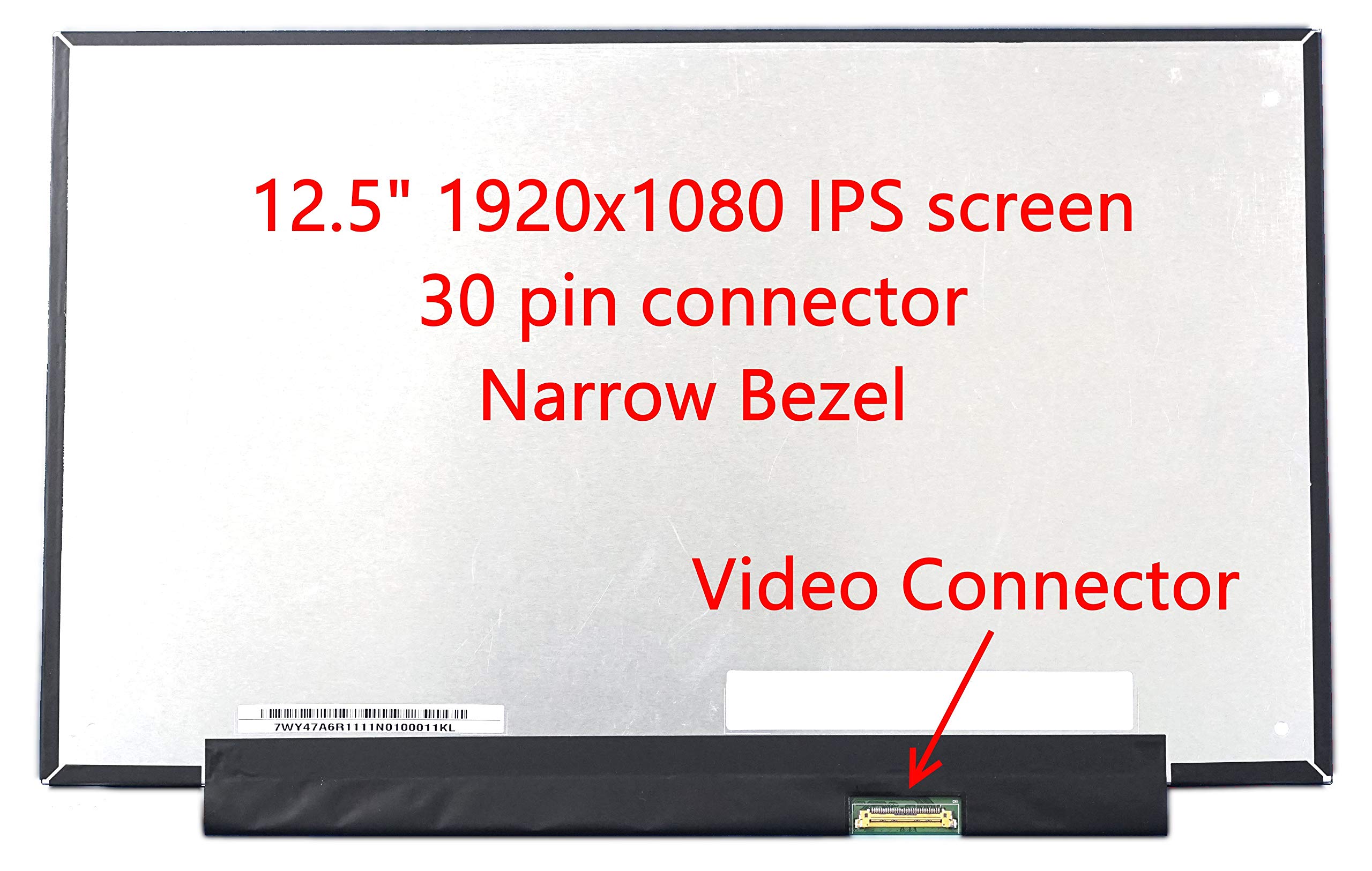 FULLCOM 12.5 Панель LCD для ThinkPad X230s X240 X240S X250 X260 K2450 (Без касания) N125HCE-GPA, N125HCE-GN1 FHD IPS Правый 30-контактный