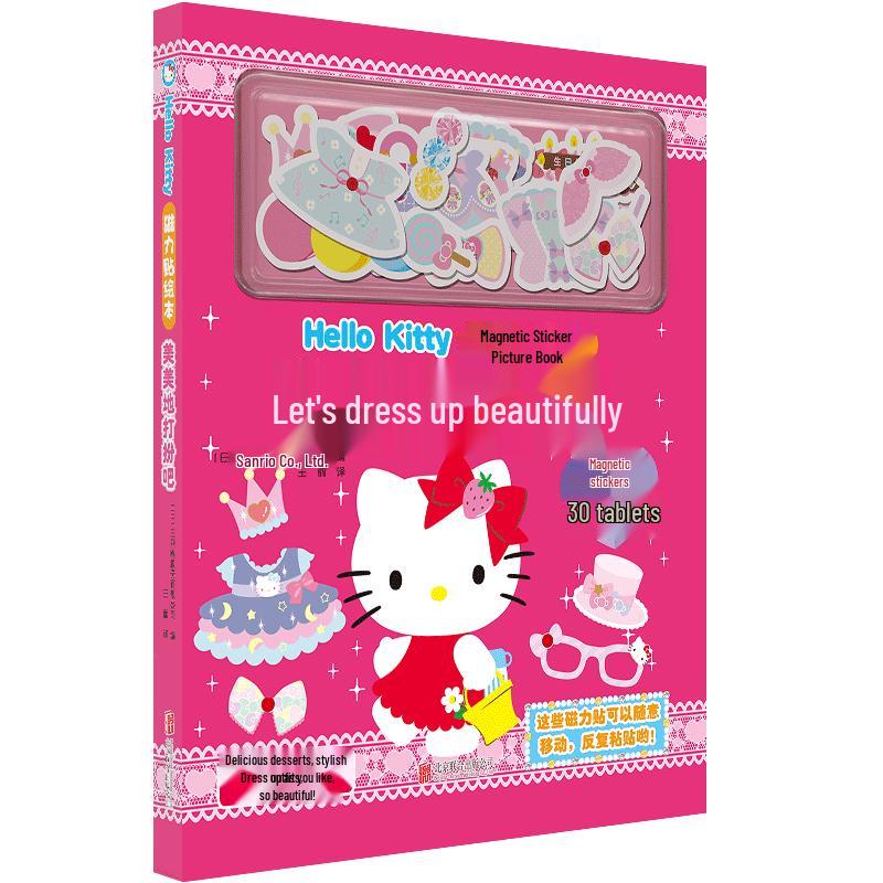 Hello Kitty Magnetic Sticker Book Standard Edition