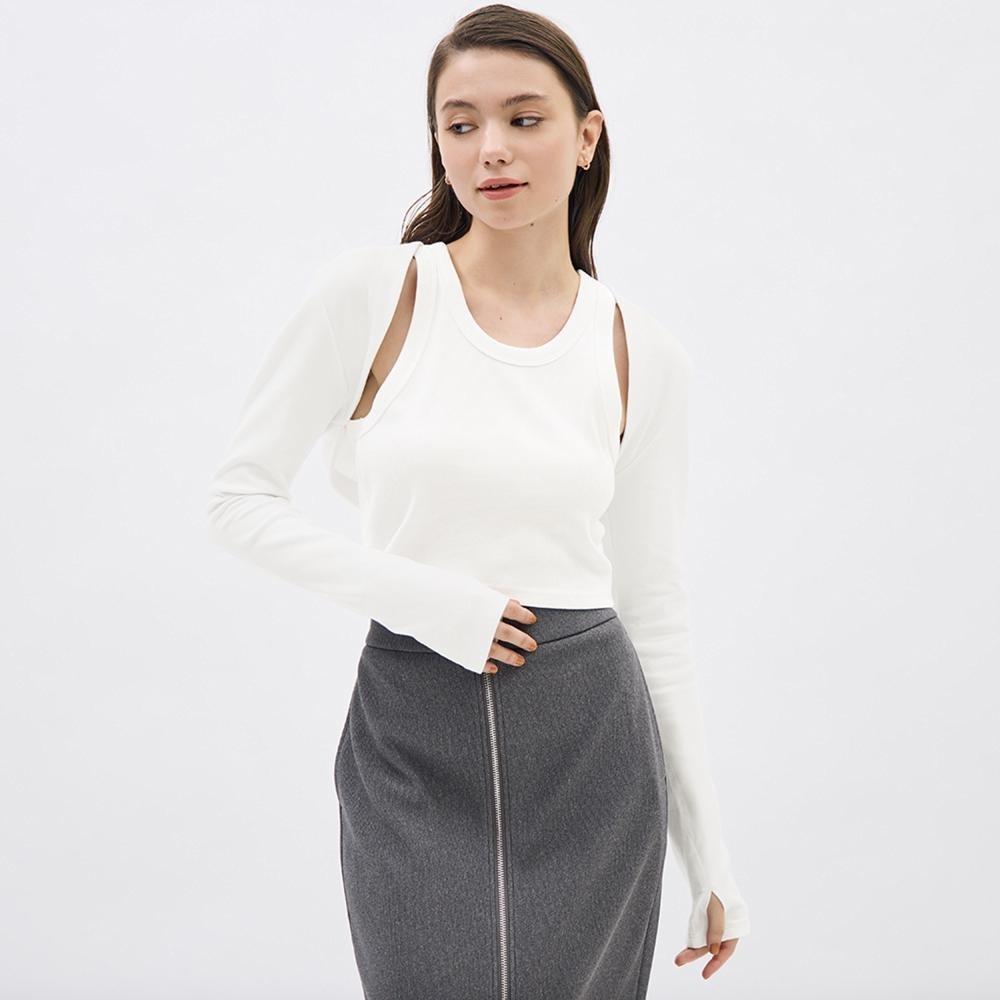 

Короткое болеро с длинными рукавами GU by Uniqlo UV +E