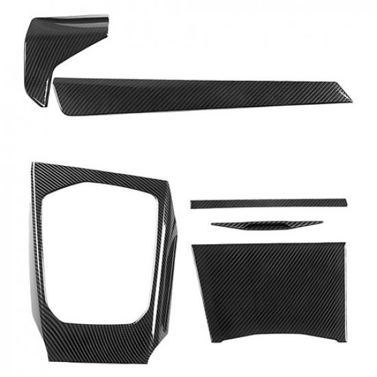 ABS Carbon Fiber Interior Trim Cover Set For BMW 330I 430I G21 G20 G22 -