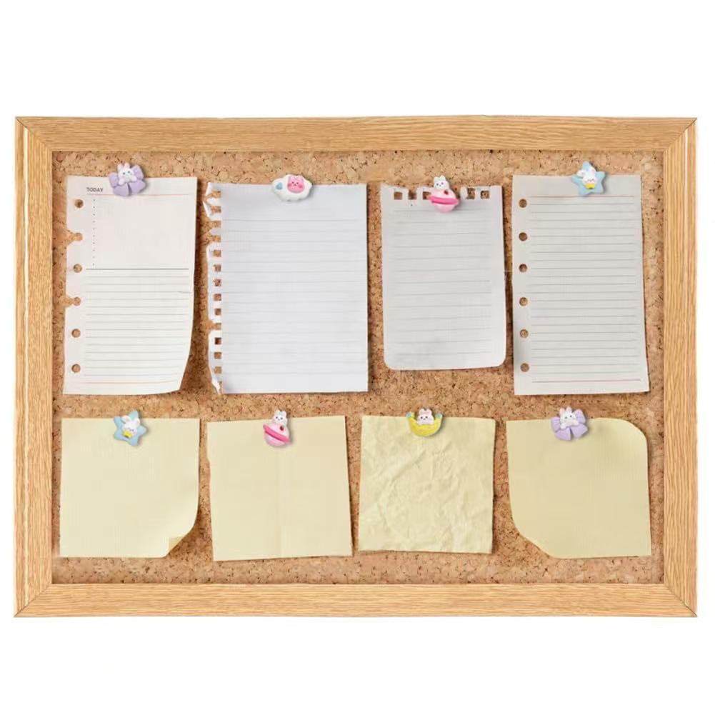 New Moon Rabbit Cloud Resin Cork Push Pins - Cute Cartoon Thumbtacks