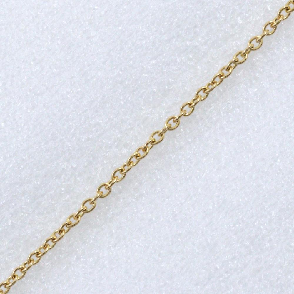 Eternal circle Necklace Elsa Peretti K18 yellow gold 4.7g Women Used
