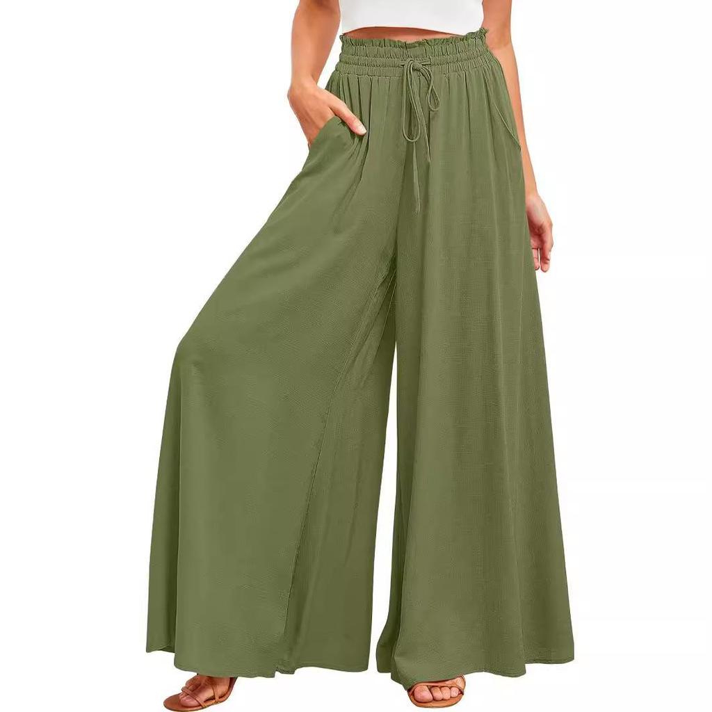 Women's High-Waisted Wide-Leg Culottes - Autumn/Winter Collection