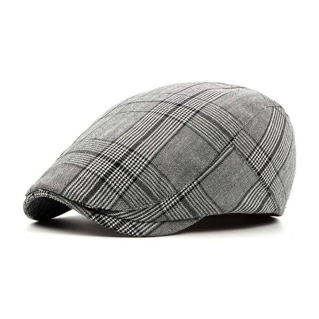 2018 New Retro Striped Berets Hats Adult Men Women Cabbie Flatcap Spring Summer Newsboy Caps