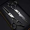 Professional Japan 440C 6 '' Hair Scissors Hair Cutting Scissor Barber Tools Haircut Thinning Shears Set Hairdressing Scissors