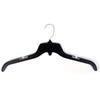484 Black Non-Slip Plastic Hangers for Women's Clothing
