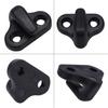 Nylons Bungee Hook Replacement with Flathead Screws for Kayak Canoes Boats Kayak Lashing Hook, Double Hole J Shape Hook