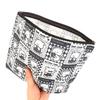 Cute Black Plaid Bear Cosmetic Bag Cartoon Clutch Makeup Bag Travel Toiletry Bag Large Capacity Storage Pouch Coin Purse Gifts