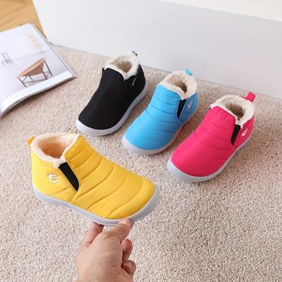 New Winter Youth Warmth-Enhanced Thickened Snow Boots with Anti-Slip Traction for Boys and Girls