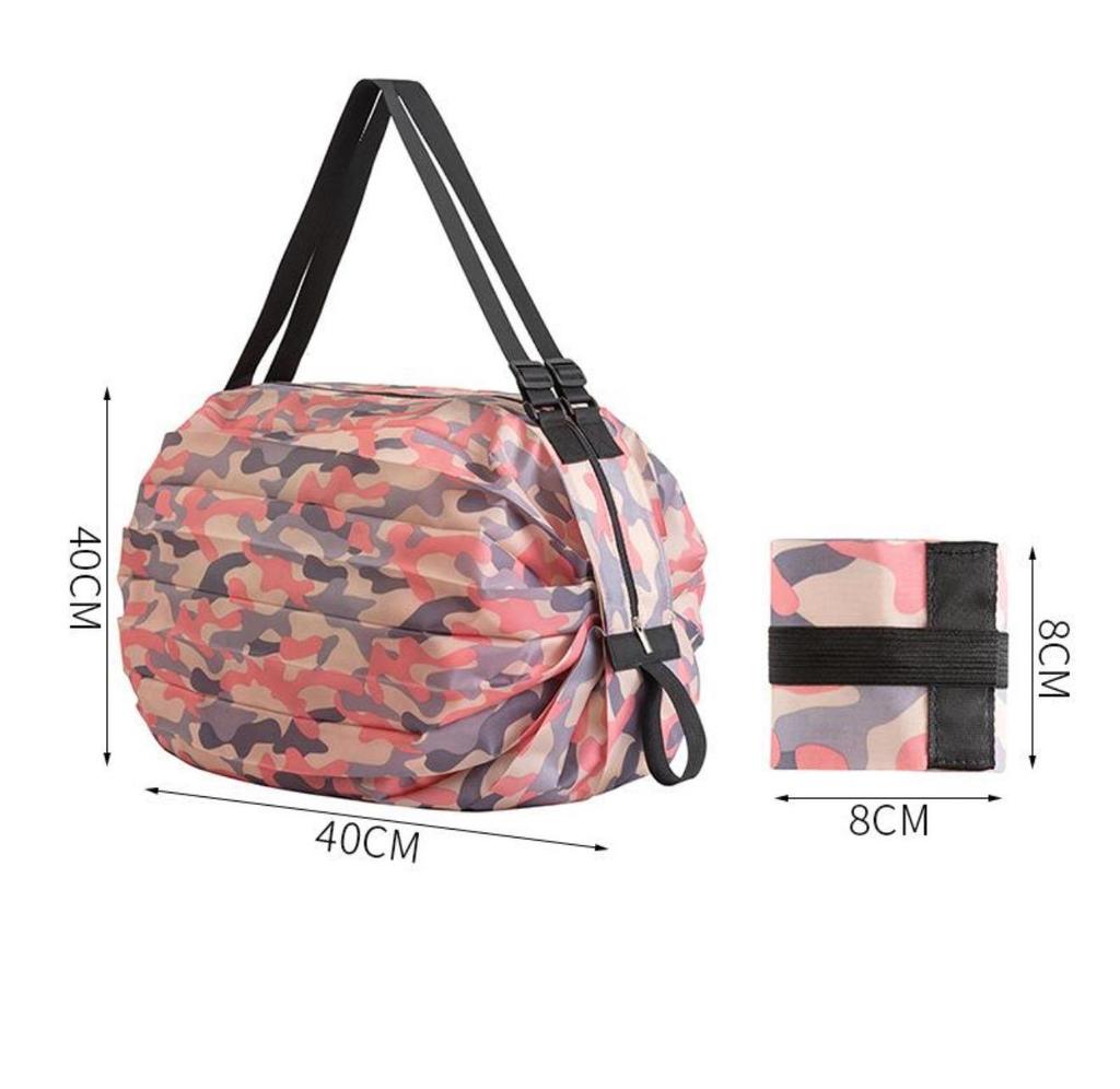 Faltbare Einkaufstaschen Supermarkt Nylon BacGroßvolumige Tragbare Lebensmittel Schultertasche WasserdichtOutdoor Reise Aufbewahrungstasche