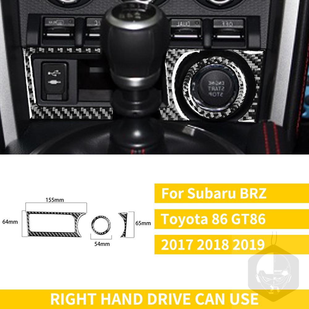 Pro Subaru BRZ Toyota 86 GT86 2017 2018 2019 Carbon Fiber Car příslušenství Držák řadicí páky Obložení klimatizace
