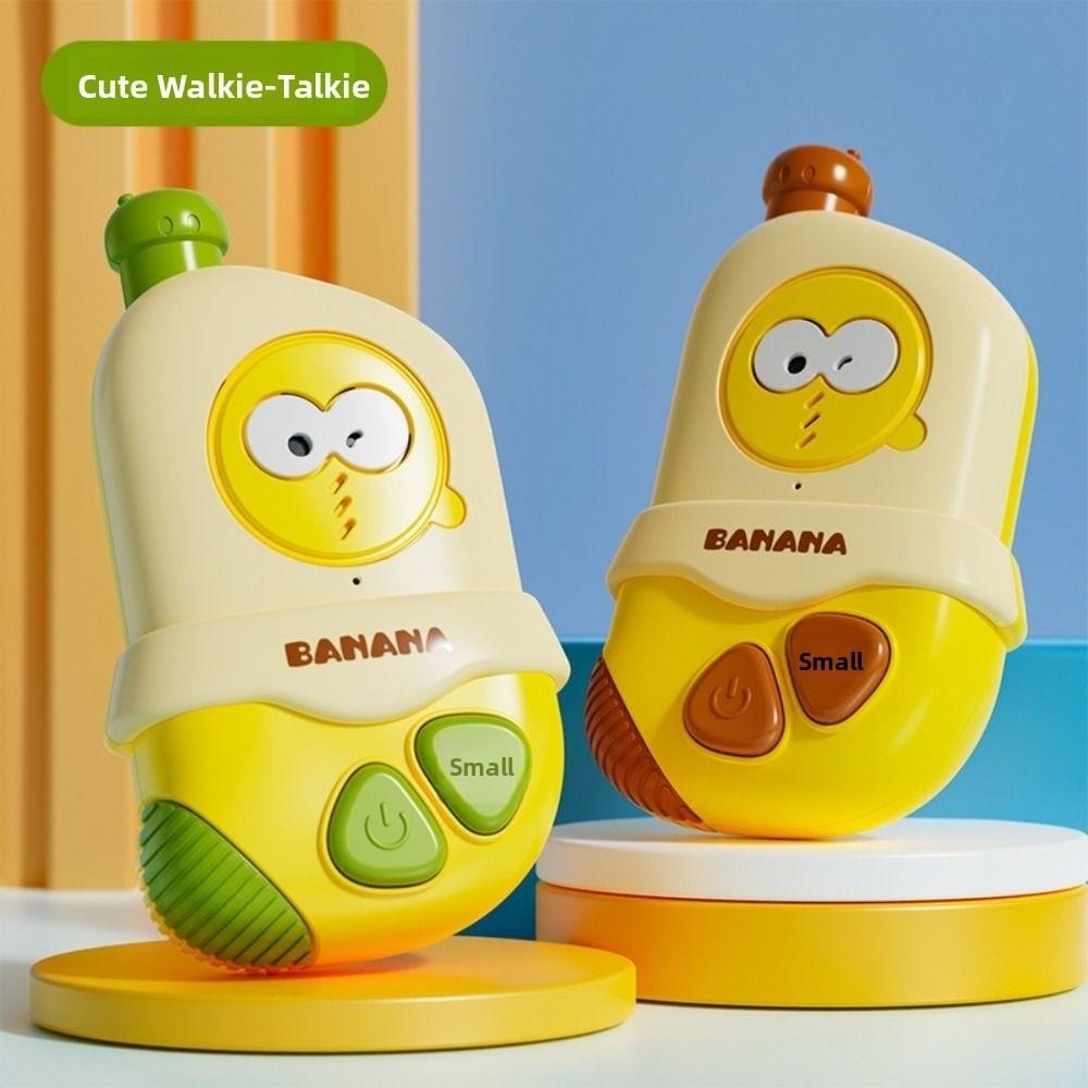 2Pcs Car Styling Portable Wireless Walkie-Talkies Cartoon Parent-child Intercom Machine  Boy/Girl