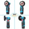Mini Angle Grinder, 19500rpm Electric Grinding Tool Mini Grinder Handheld Cutter,with 1pcs 12V 3600mAh