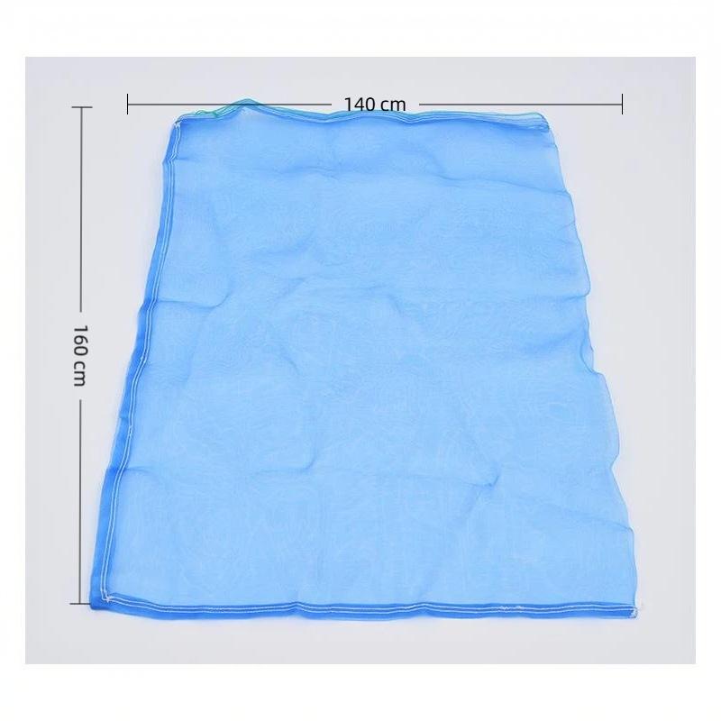 Drawstring Mesh Storage Bag Large Capacity Woven Net Sack Breathable Wear Resistant Transport Bag For Farm Harvest Goods Storage
