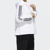 adidas Chaqueta con Capucha y Cordón de Ajuste con Estampado de Letras de Tres Rayas Neo para Mujer Chaquetas Blanco FP7472