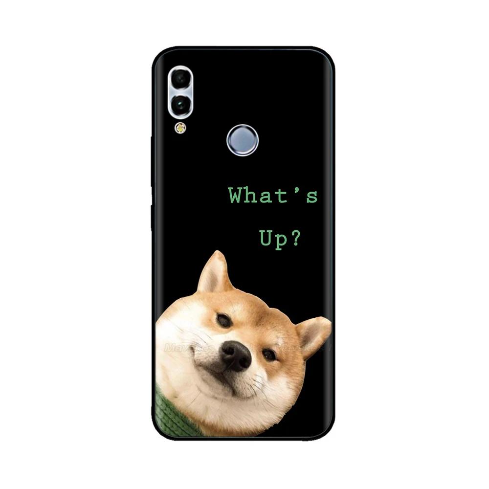 For Huawei P Smart 2019 Case Phone Cases Funny Camera Protection Soft Silicone Back Cover For Huawei P Smart 2019 Shell Fundas