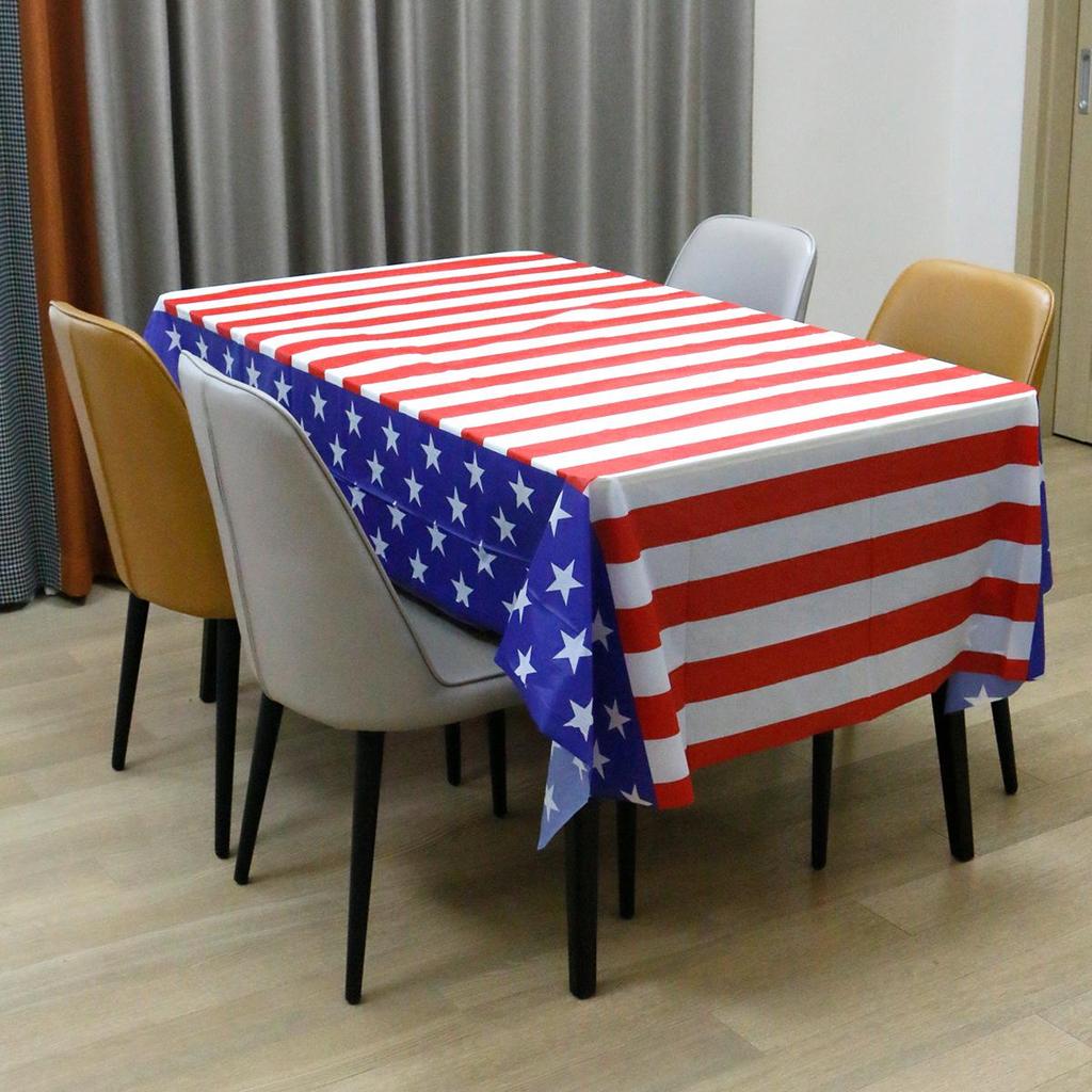 Disposable PEVA Cartoon Balloon Tablecloth - Oil-Proof, Thickened for Birthdays & Kindergarten Parties