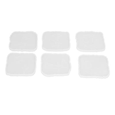 Untersetzerform DIY Produktion 6 Formen Feine Verarbeitung Leichtgewicht Silikon Untersetzerform