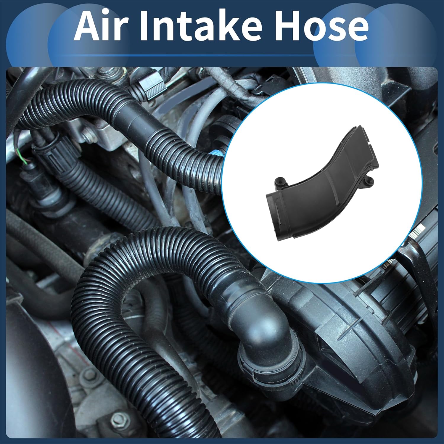 

Engine Air Intake Hose for Mercedes Benz CLS400 W218 2015-2017 Left Air Cleaner Intake Hose No.2760902537/2760901937 Plastic 1 Pc