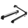 Ski & Snowboard Roof Rack, Carry Up To 6 Pairs of Skis or 4 Snowboards, 2 PCS Aluminum Universal Car Roof Rack Top Holder with Lock & Rubber Padding