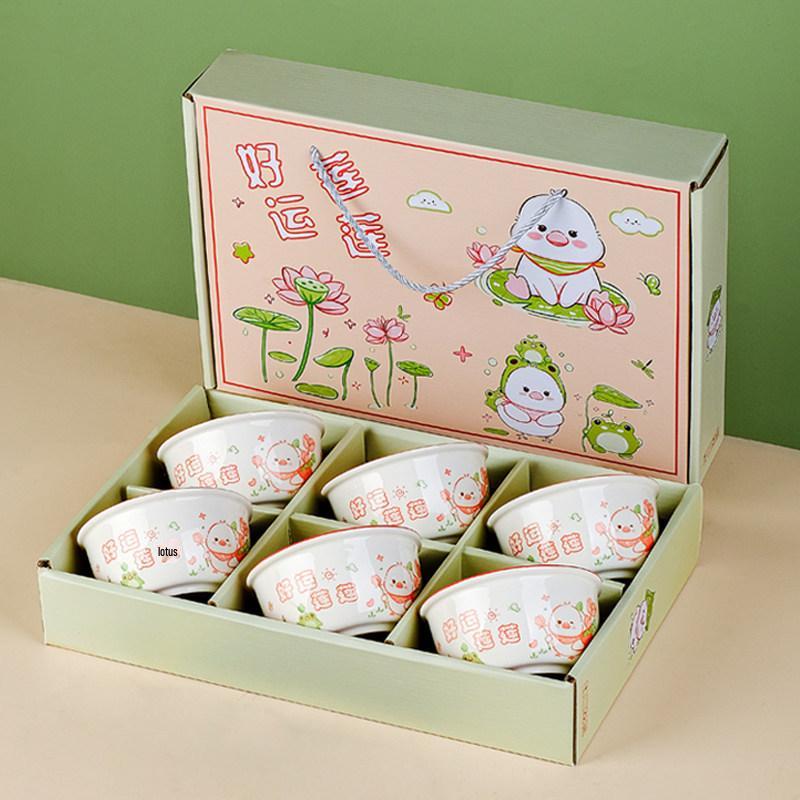Business Gift Box: Wedding, Souvenir Chopsticks & Bowl Set for Customers & March 8th Occasions