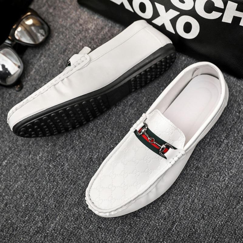 Туфли дуду мужские весенние новые мужские повседневные кожаные туфли ленивые ноги дышащие британские 39