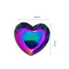 Ins Stainless Steel Water Heart Shape Cosmetics Storage Table Jewelry Tray Multi-Functional Home Dining Tray Containers