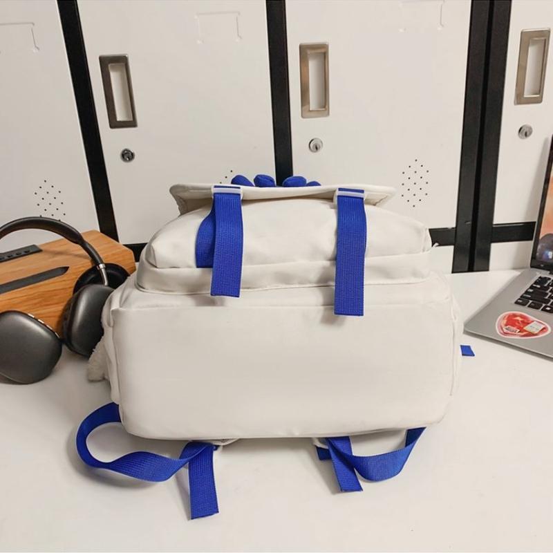 Universal Large Capacity Backpack Cute Cartoon Rabbit High School Student Schoolbags Durable Nylon College Student Book Bag Rucksack