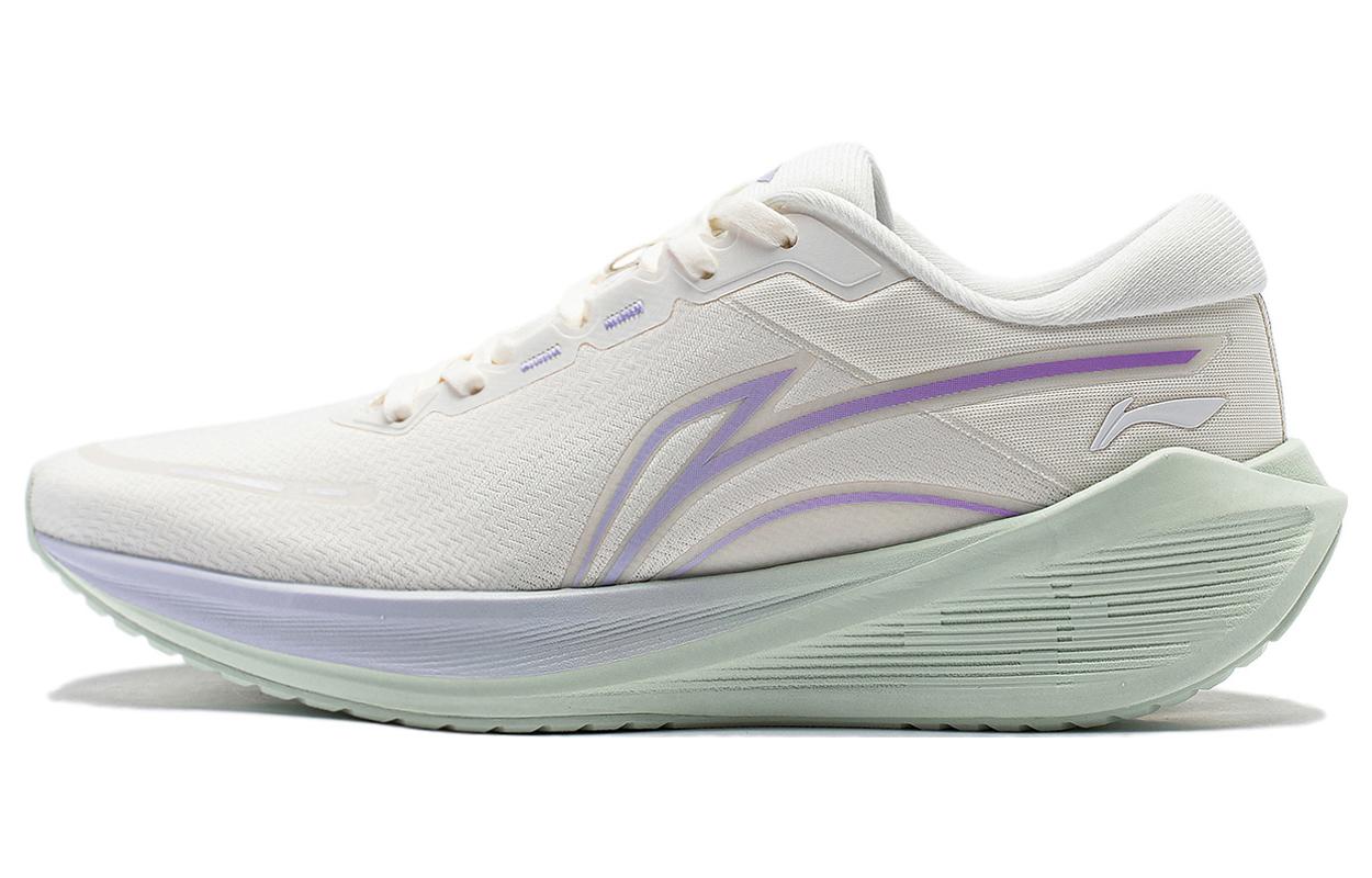 Li Ning MINE V2 Амортизирующие Скользкие Устойчивые к истиранию Низкие Повседневные Беговые Кроссовки Женские Слоновая кость ARST054-3 35
