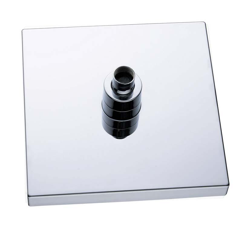 Soffione Doccia Quadrato LED Cambia Colore da 8" con Soffione Superiore Sensibile alla Temperatura - Modello 8030-C1