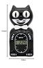 Kit Cat Klock Horloge Chat Kit Cat, Horloge Numérique Chat Mignon, Noir